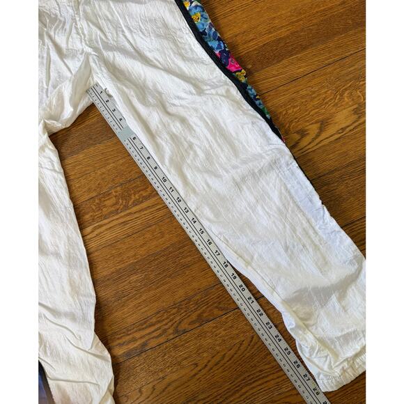 Vintage Womens' 80s/90s Floral Nylon Tracksuit Size M/L - Picture 10 of 11